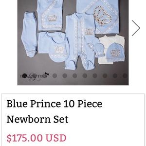 Itty bitty toes baby set